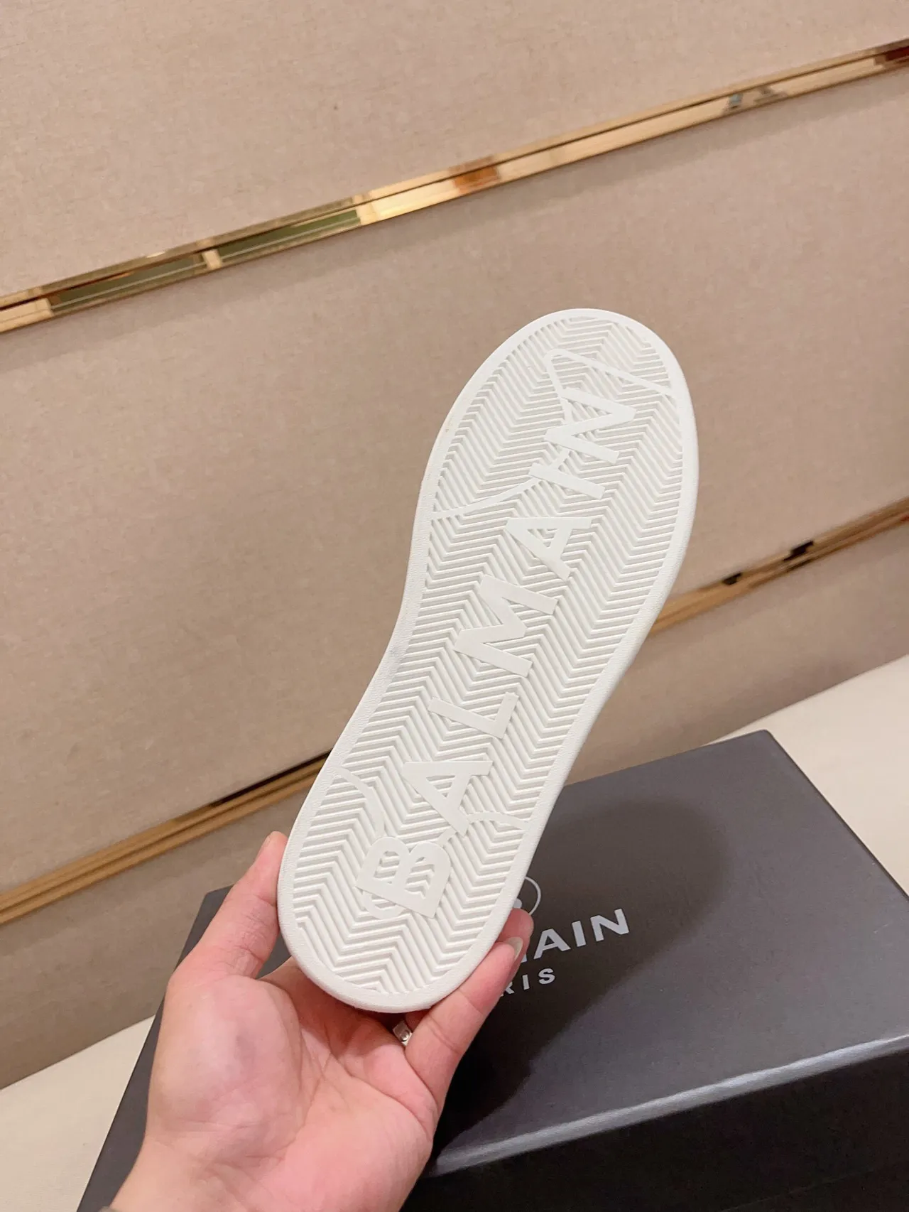 Balmain B-Court Black and Blue Platform Lifestyle Sneakers