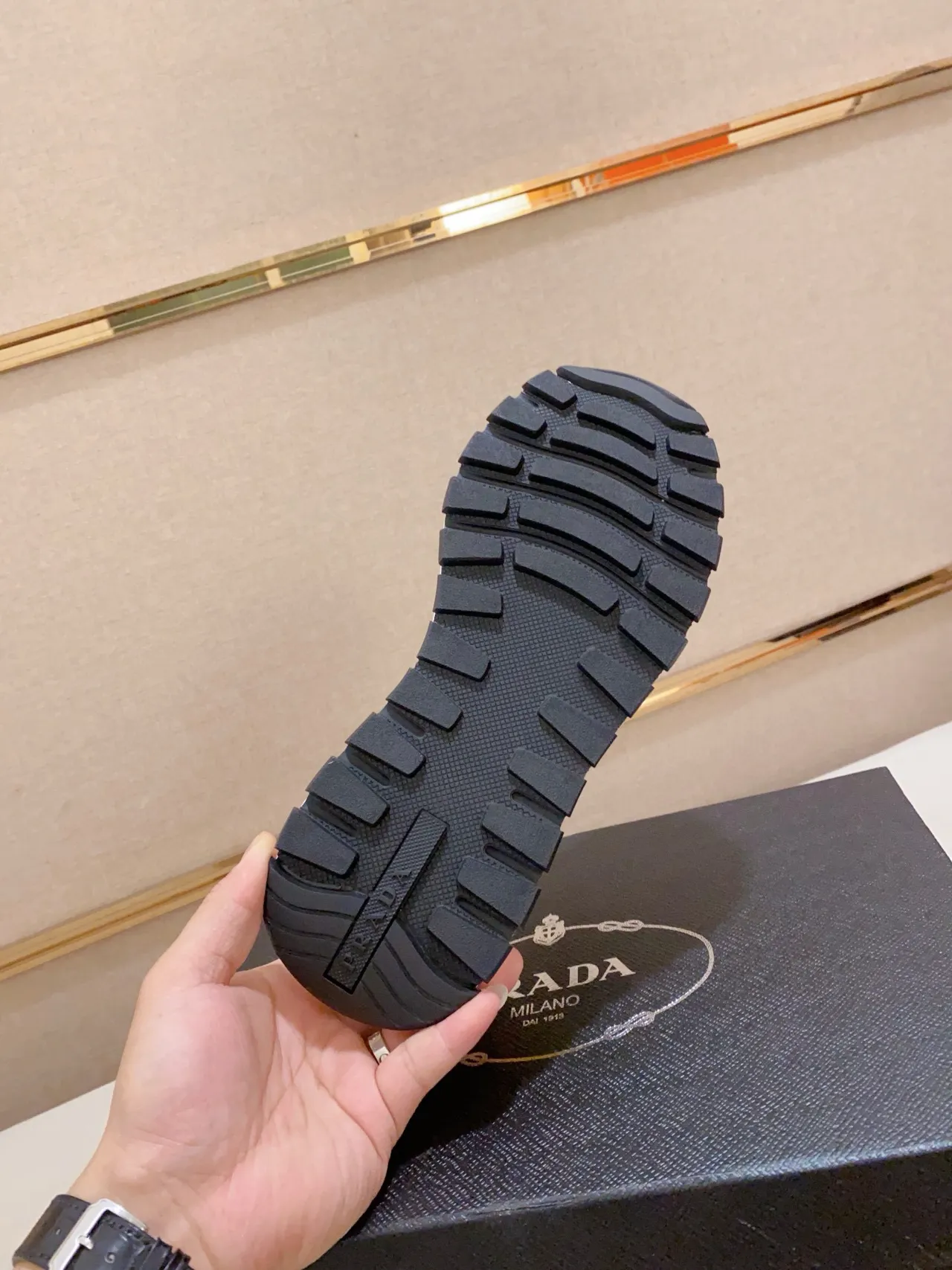 Prada Cloudbust White and Gray Lifestyle Sneakers