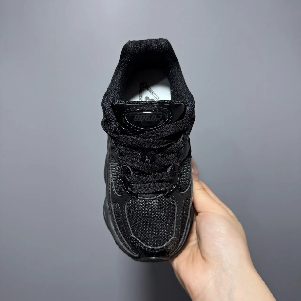 New Balance 9060 Black Glossy Chunky Sneakers
