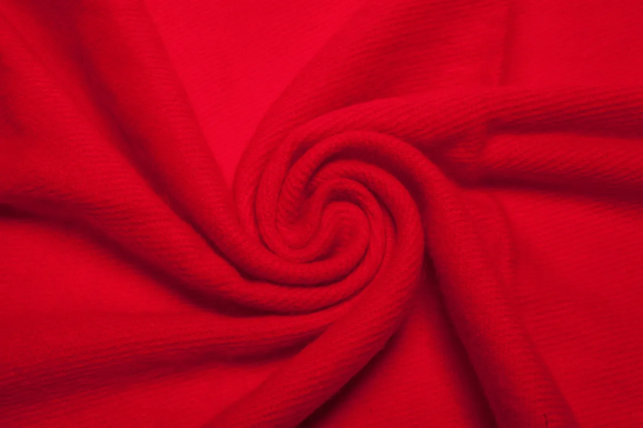 UGG Red Knitted Fringed Scarve