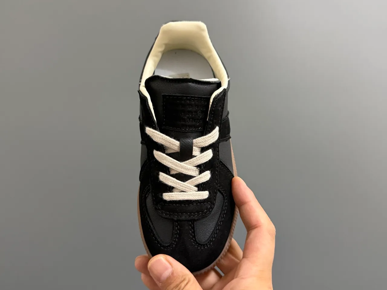 Black and White Panelled Suede Lifestyle Sneakers