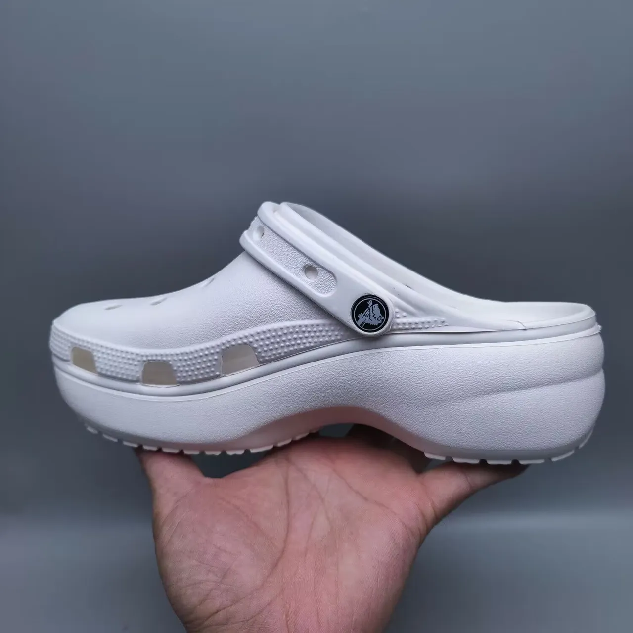 Crocs Classic Clog White Molded Foam Clog
