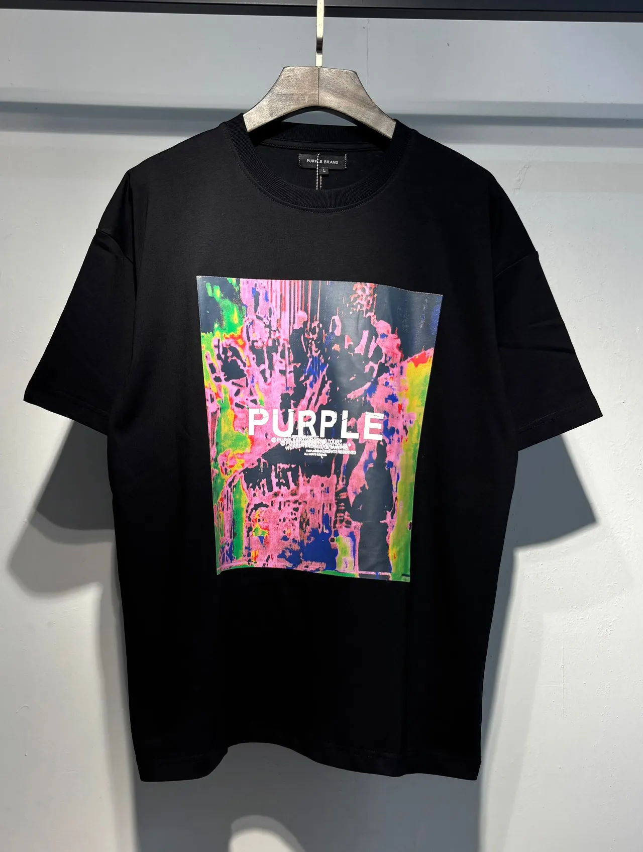 Purple Brand Oversized Graphic Print T-Shirt