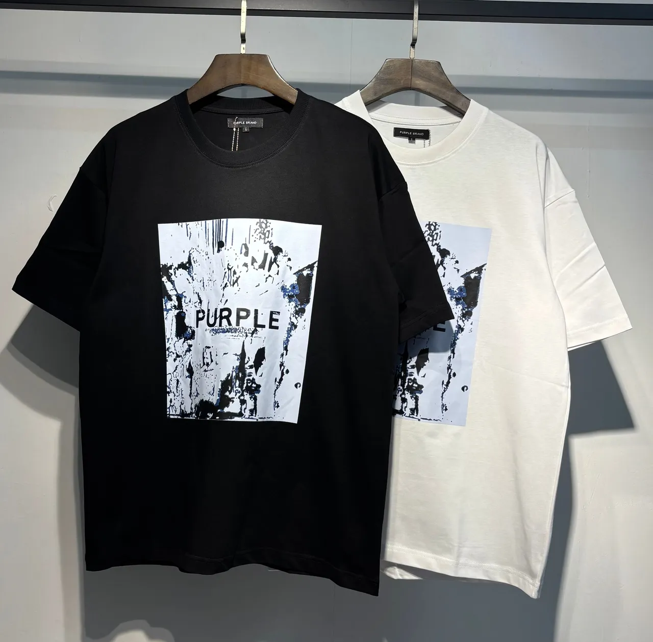 Purple Brand Oversized Graphic Print T-Shirt