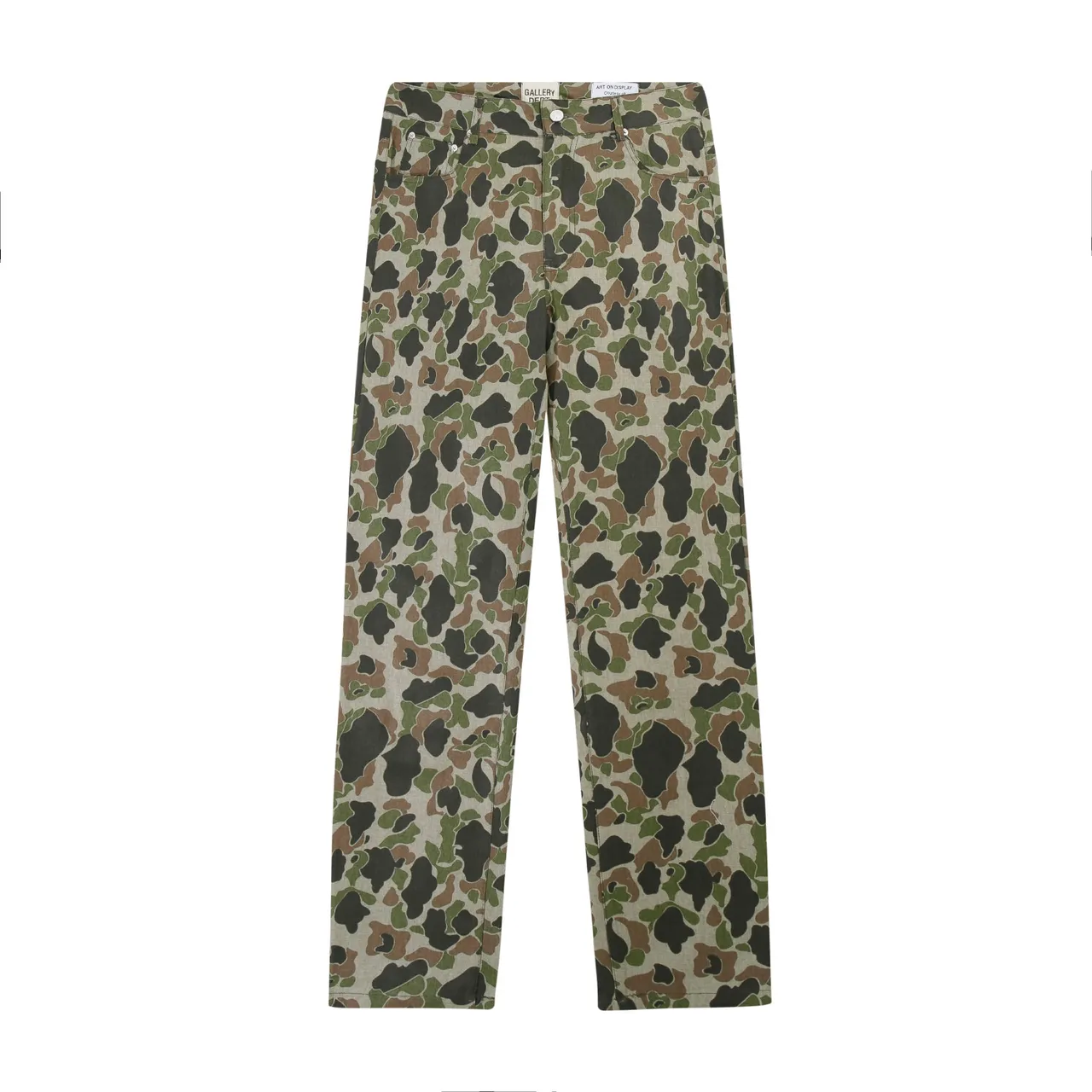 Gallery Dept Camouflage Print Straight-Leg Pants