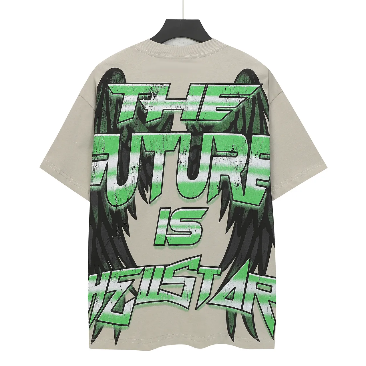 Hellstar Graphic Print Beige T-Shirt