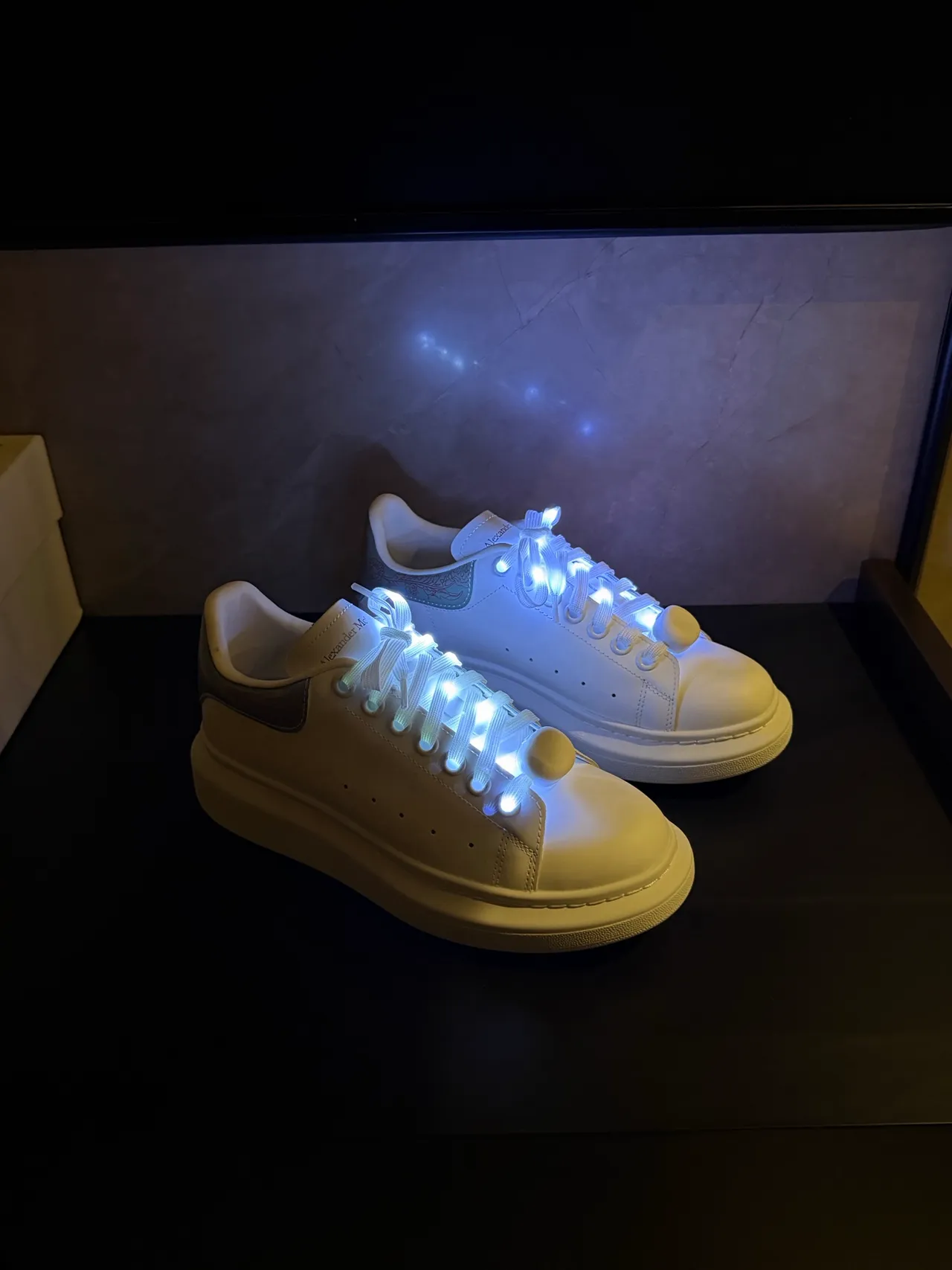 Alexander McQueen Oversized Sneaker White Beige Lifestyle Sneakers