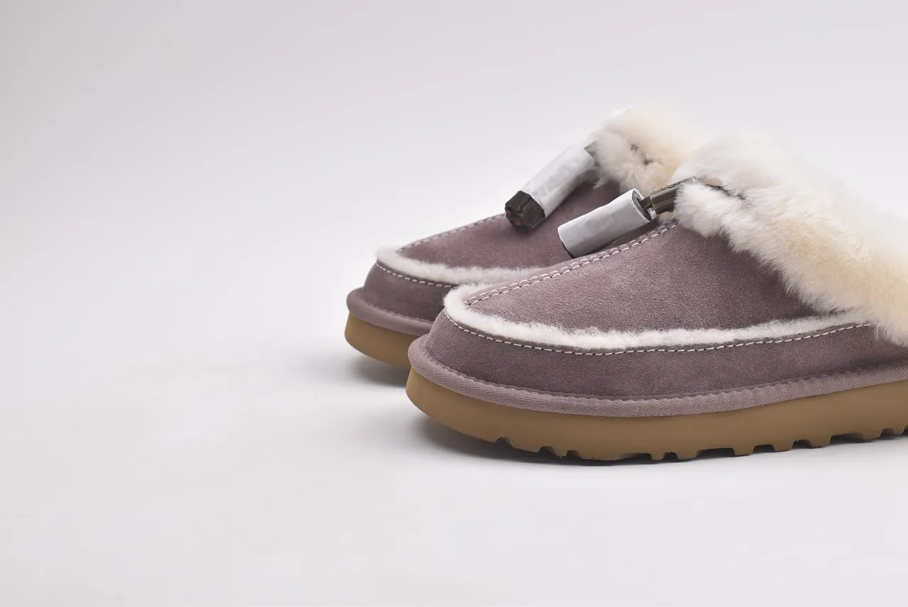 UGG Tasman Dusty Mauve Shearling Slipper