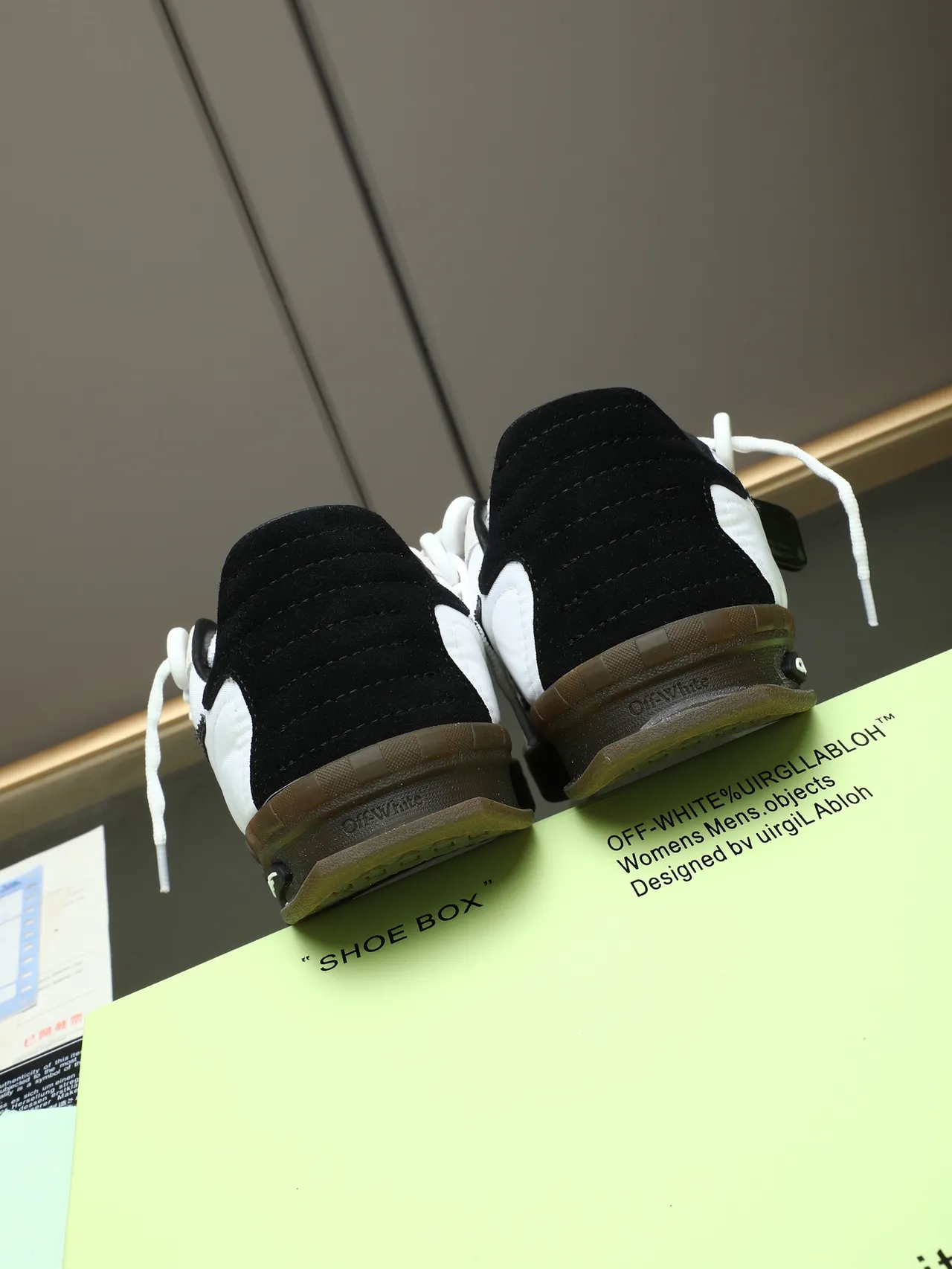 Off-White Black Deconstructed Industrial Lifestyle Sneakers