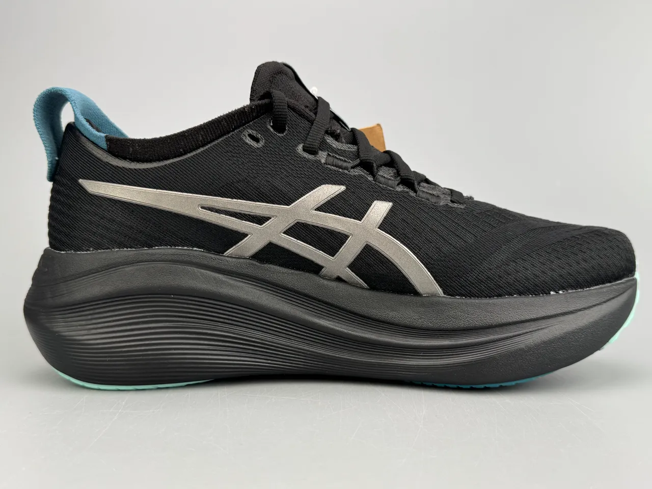 ASICS Gel-Nimbus 27 Black Teal Running Shoes