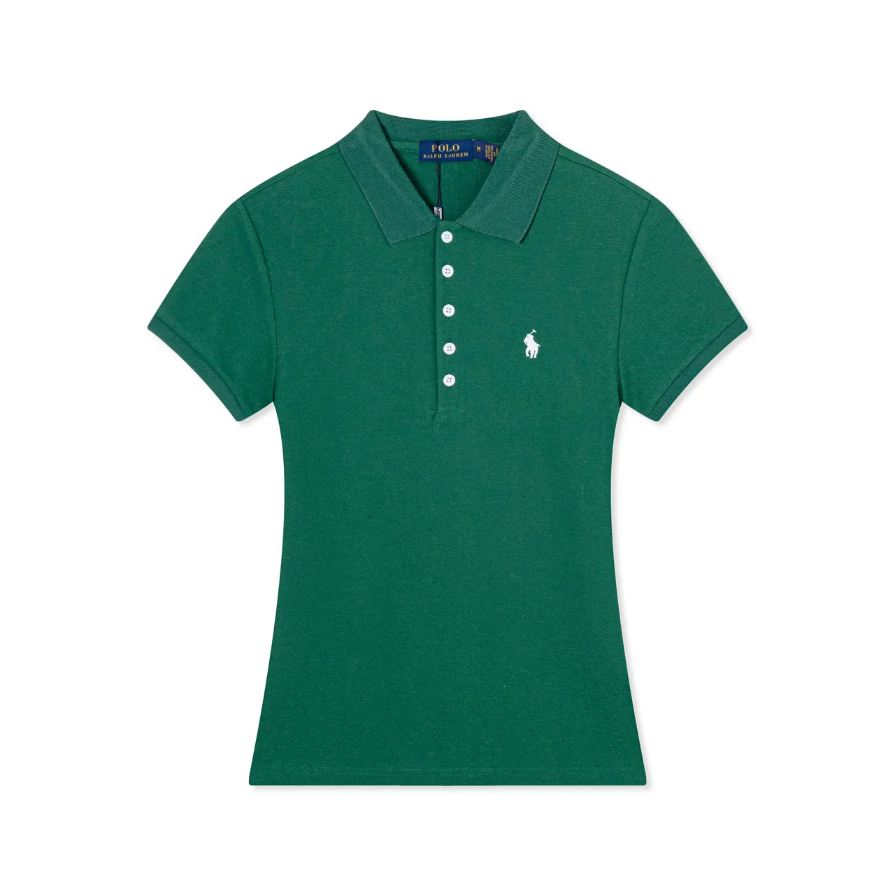 Polo Ralph Lauren White Embroidered Logo Polo Shirt