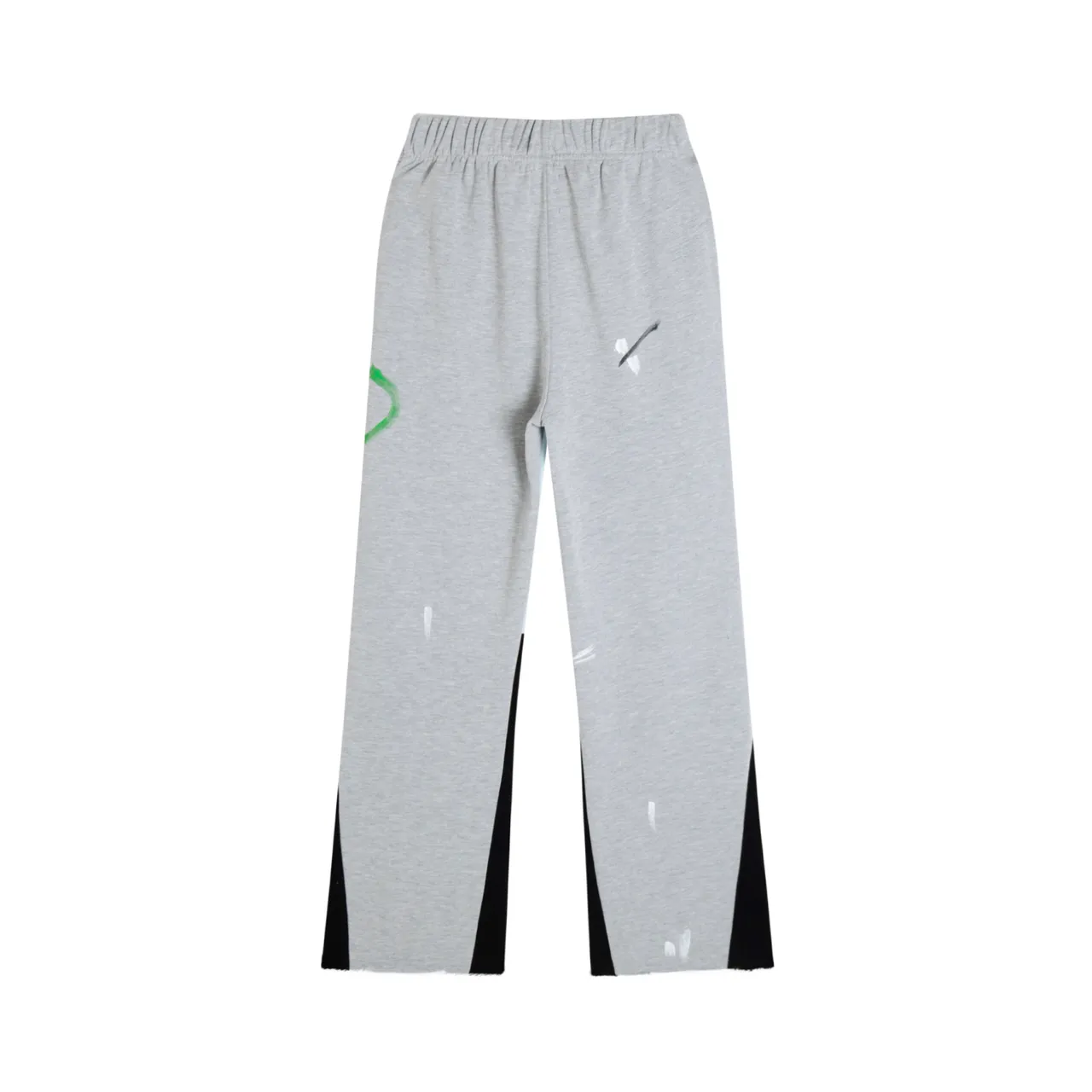 Gallery Dept Paint-Splattered Panelled Wide-Leg Sweatpants