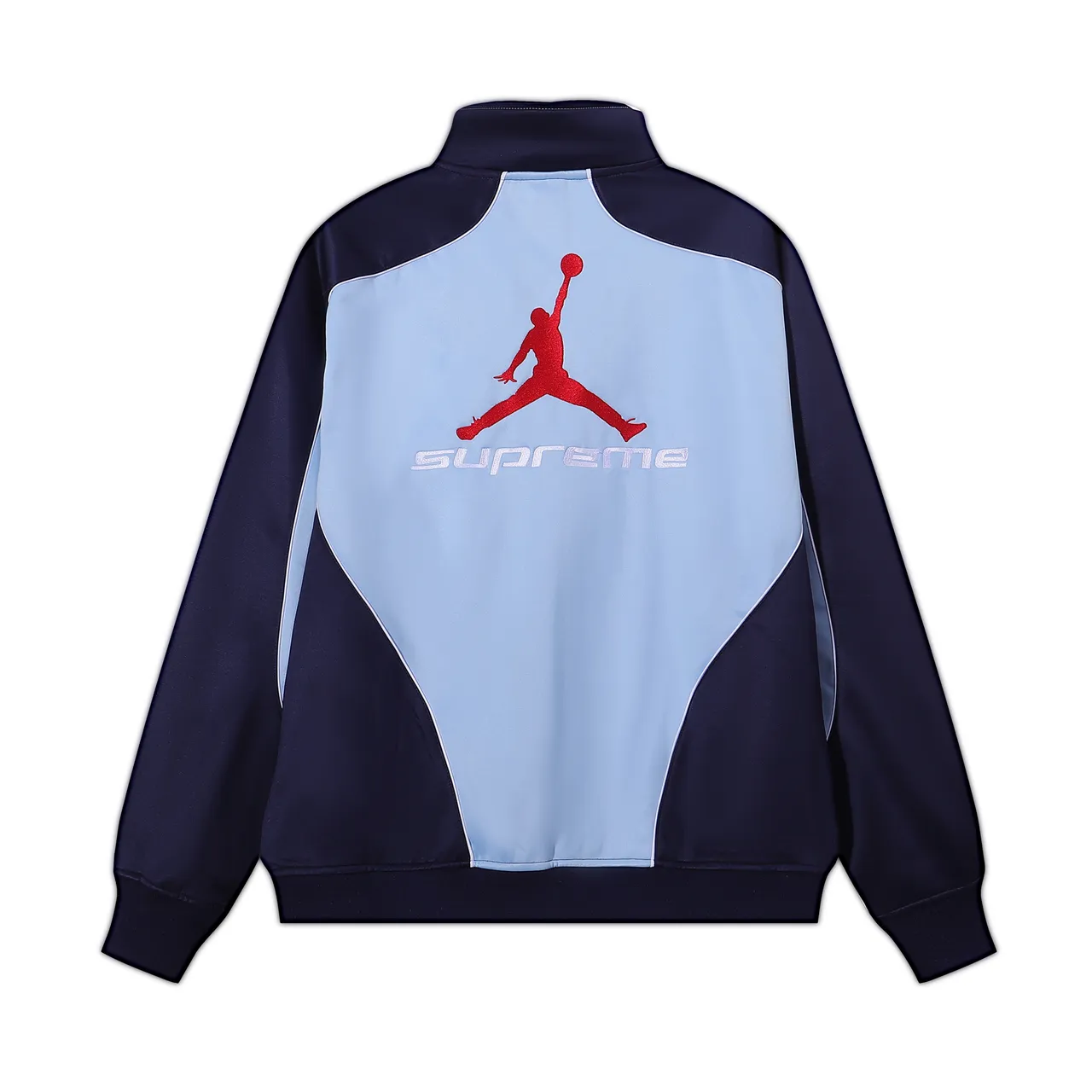 Air Jordan Track Black Navy High-Neck Full-Zip Jacket