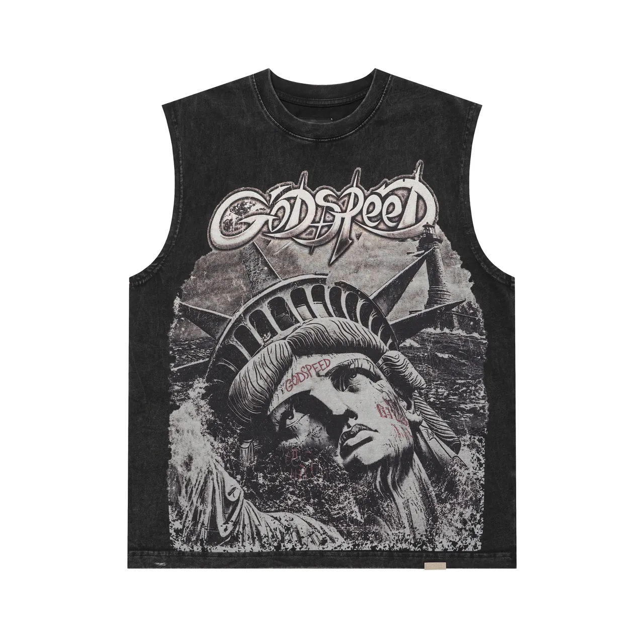 Godspeed Statue of Liberty Graphic Vest Top