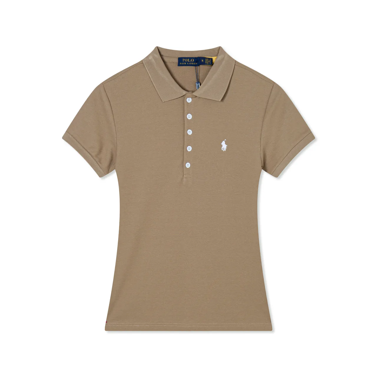 Polo Ralph Lauren White Embroidered Logo Polo Shirt