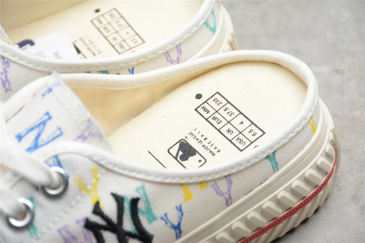 New Era NY Monogram Canvas Slip-On Lifestyle Sneakers