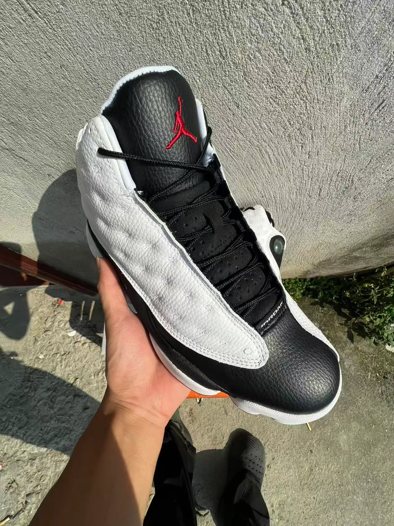 Air Jordan 13 White Black Red Basketball Shoes