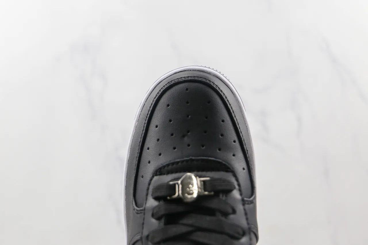 A Bathing Ape BAPE STA Black and White Lifestyle Sneakers