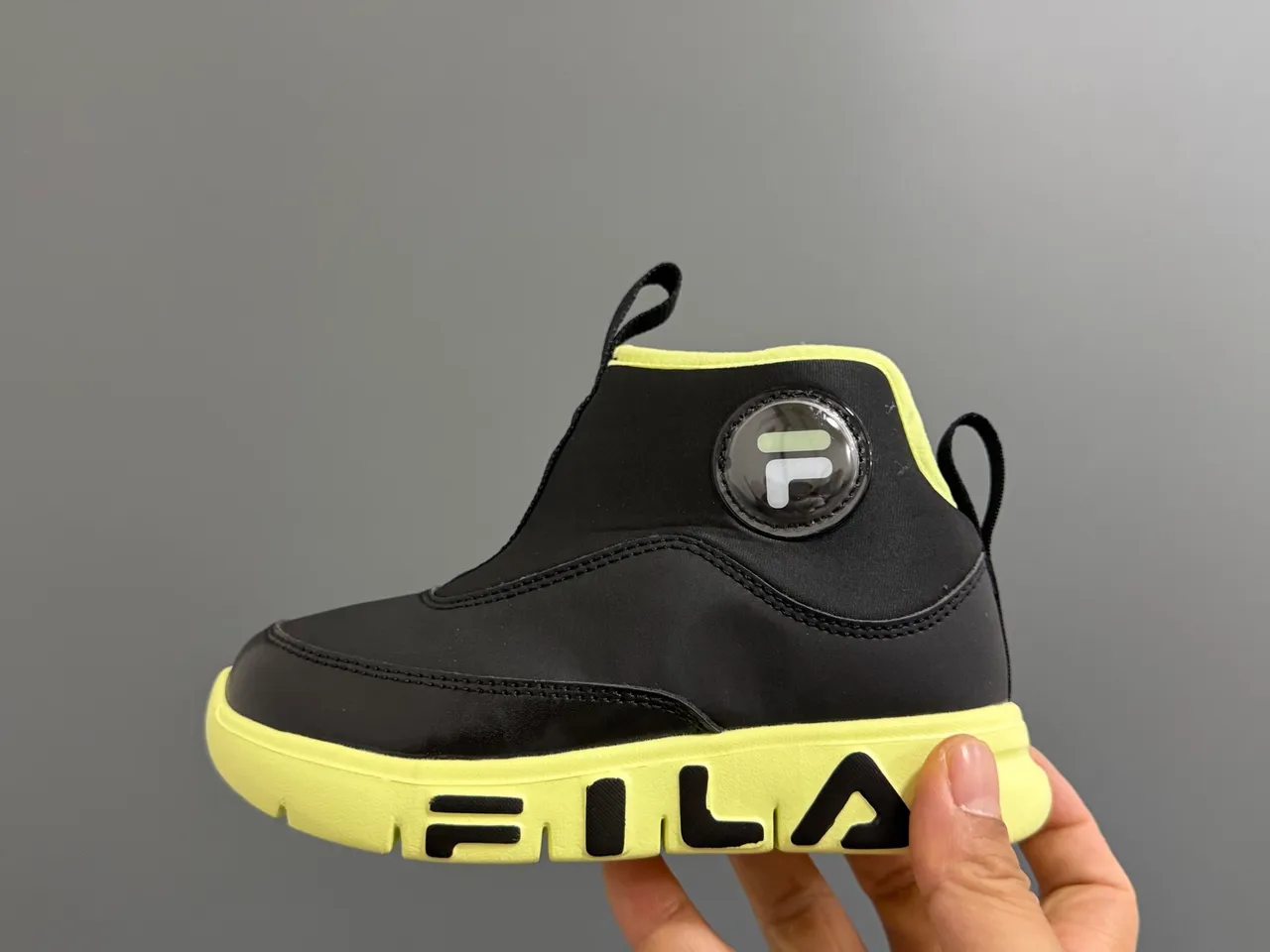 Fila Pink Black Ankle-High Insulated Snow Boots