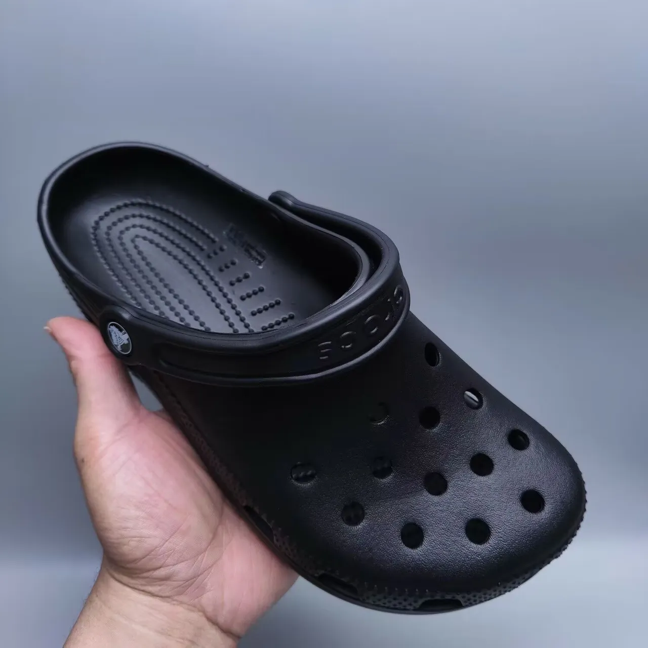 Crocs Classic Clog Black Molded Synthetic Clog