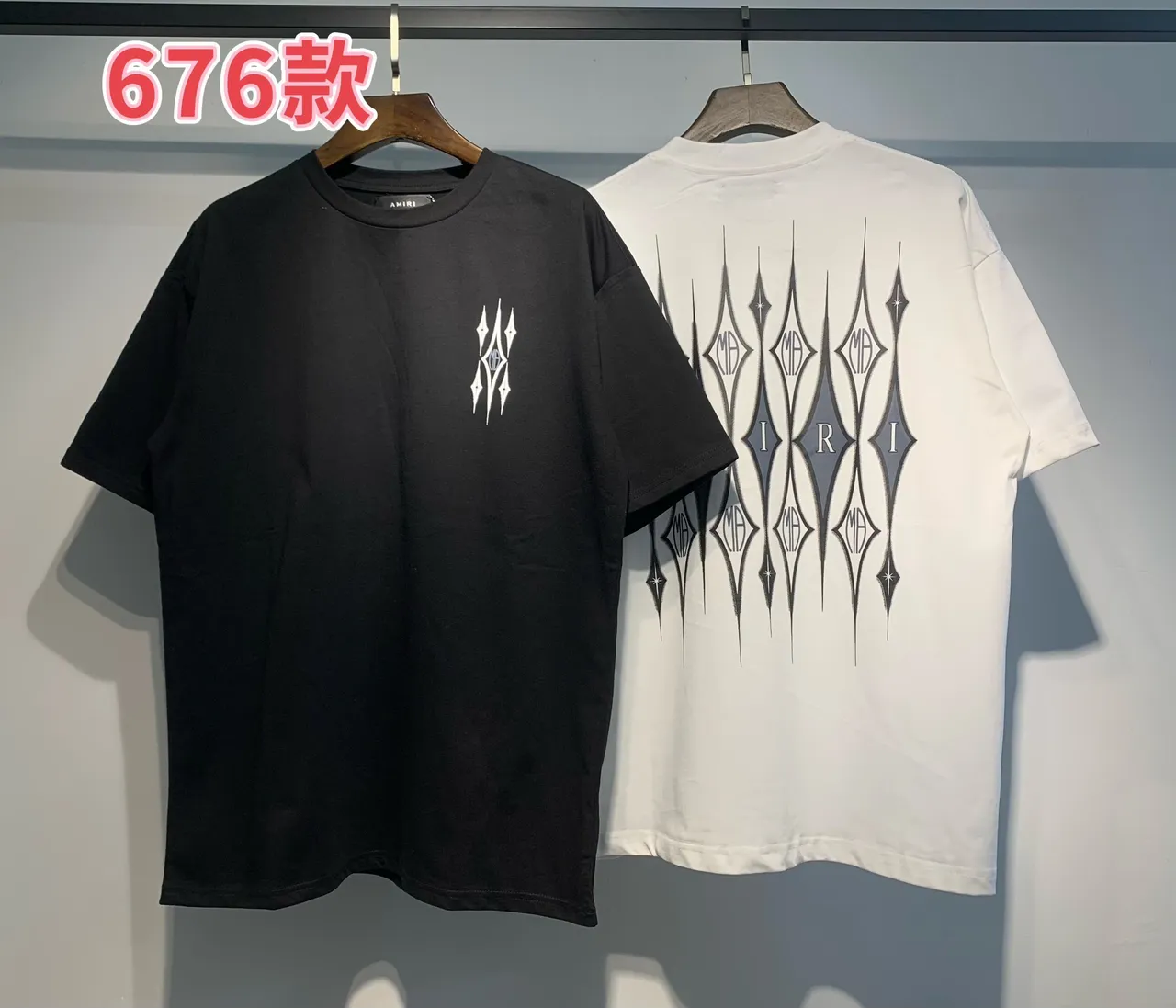 Amiri Skel Top Black and White Graphic Print T-Shirt