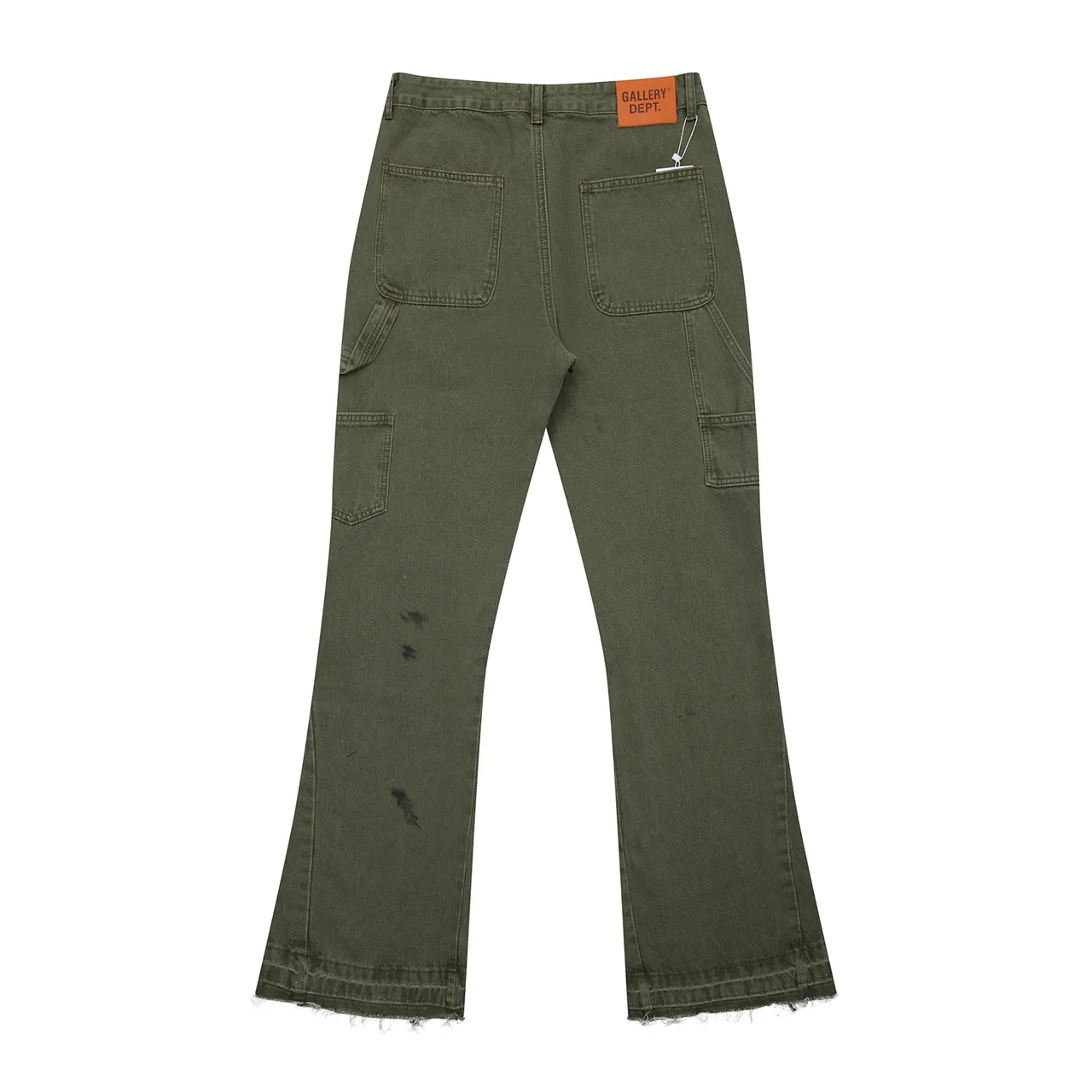 Gallery Dept Distressed Cargo Pocket Flared Pants