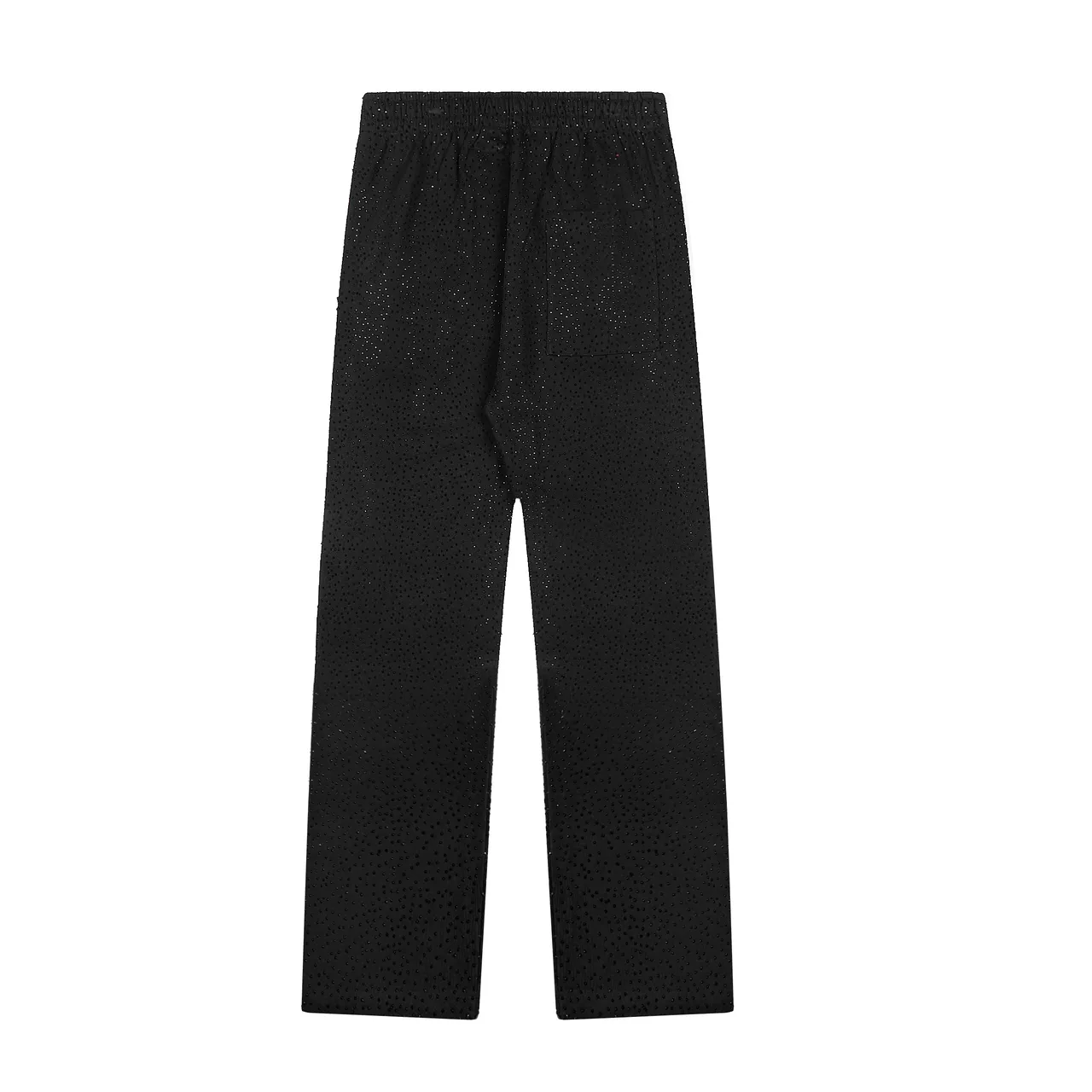 Sp5der Red Perforated Fabric Texture Arched Embroidered Logo Tracksuit