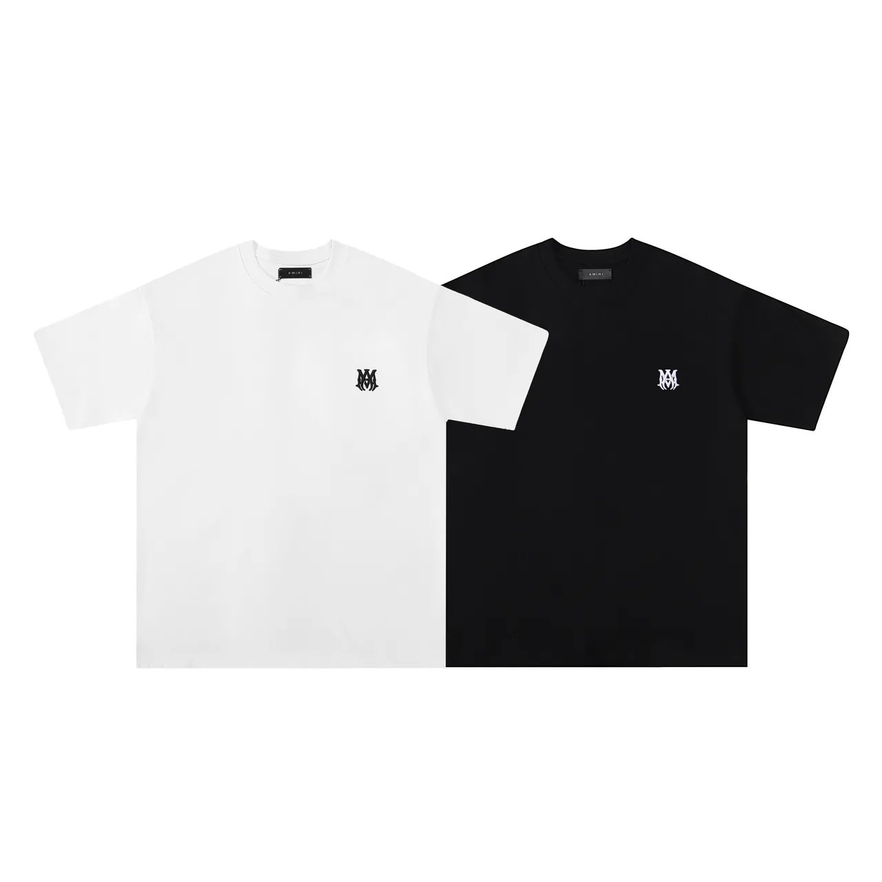 Amiri Logo Embroidered Crewneck T-Shirt