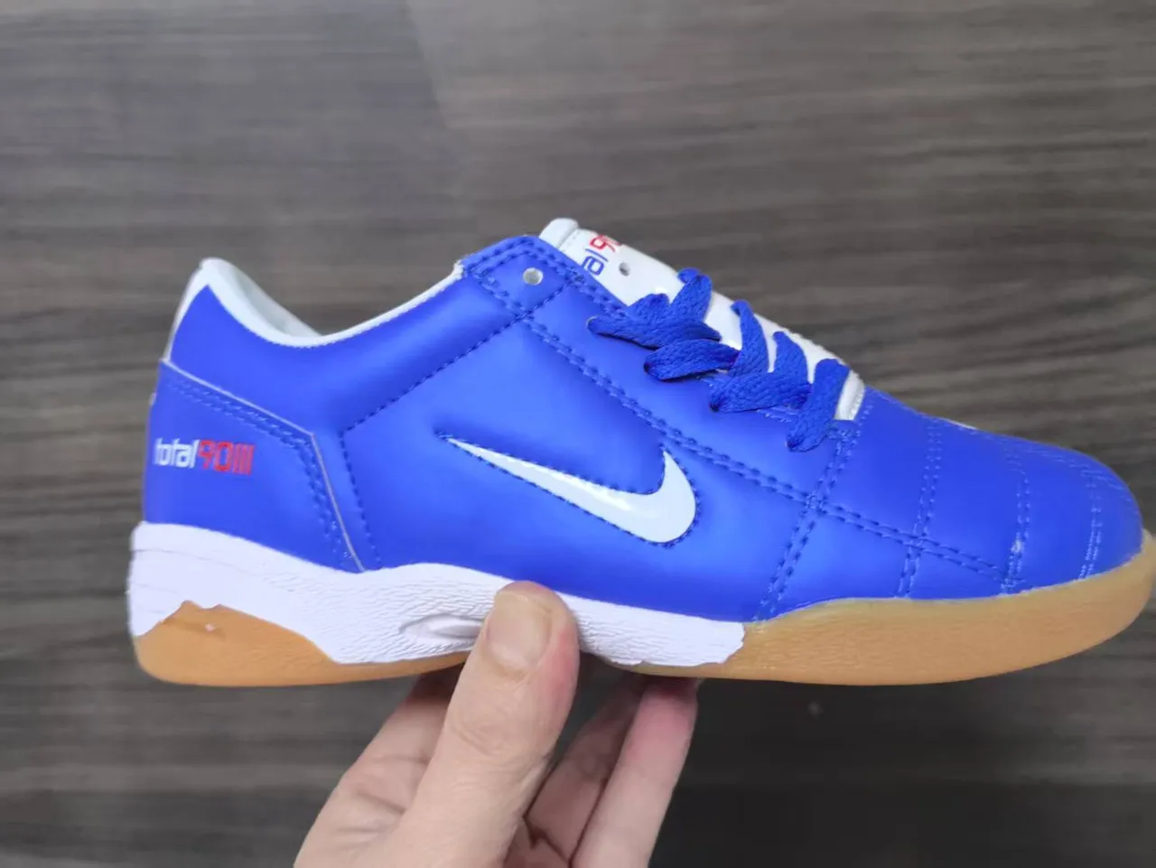 Nike Total 90 III Blue White Gum Indoor Soccer Shoes