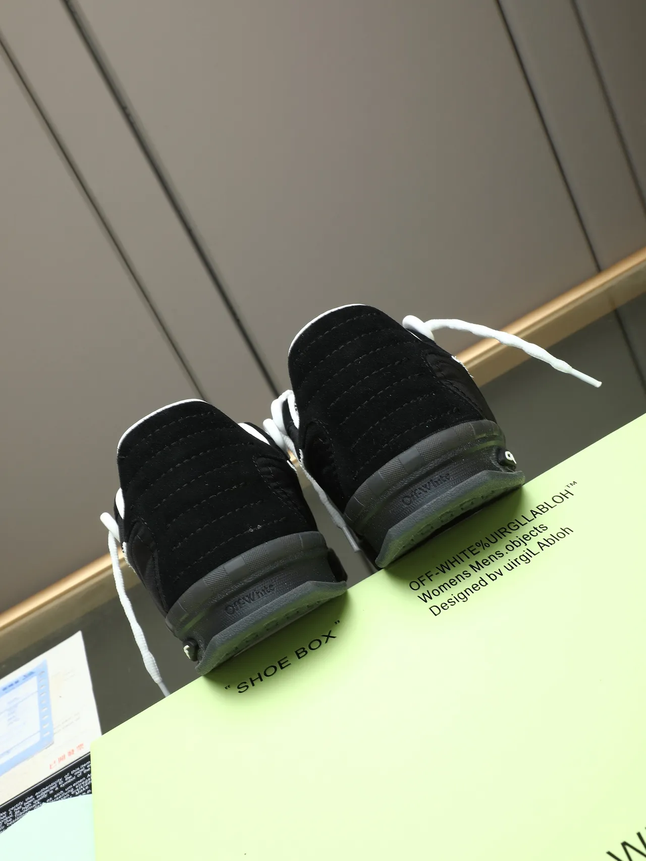 Off-White Black Deconstructed Industrial Sneakers