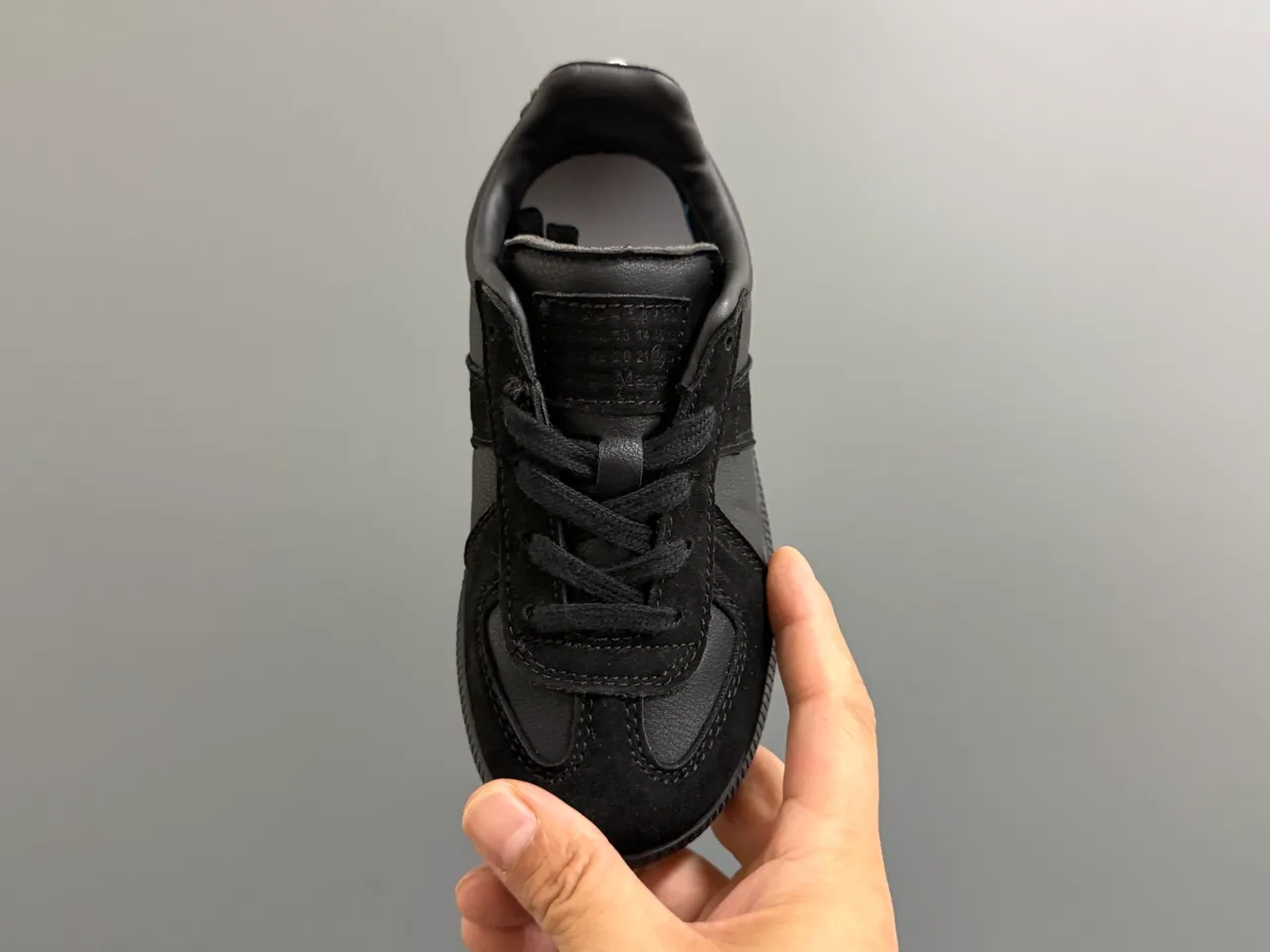 Black and White Panelled Suede Lifestyle Sneakers