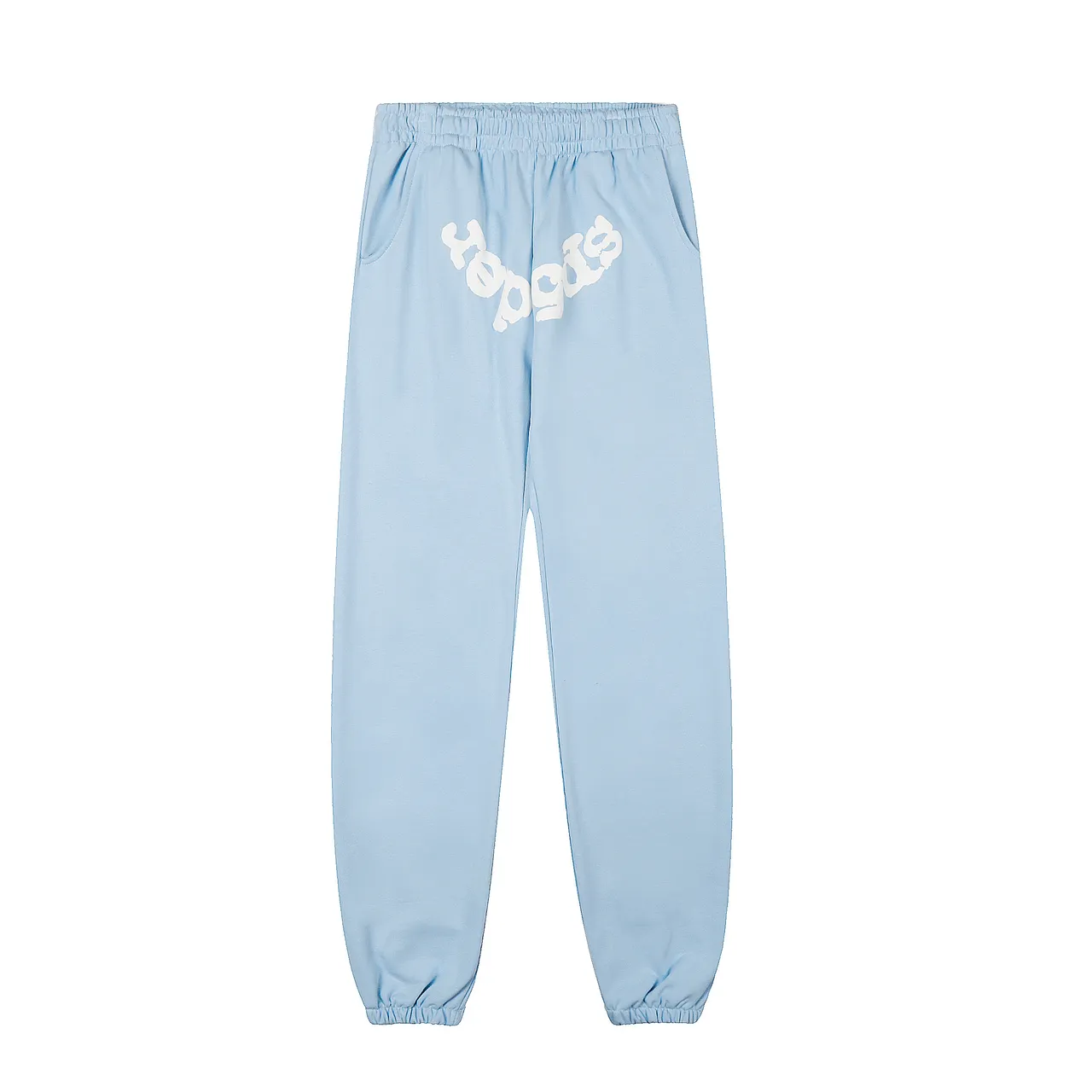 Sp5der Spiderweb Graphic Light Blue Tracksuit