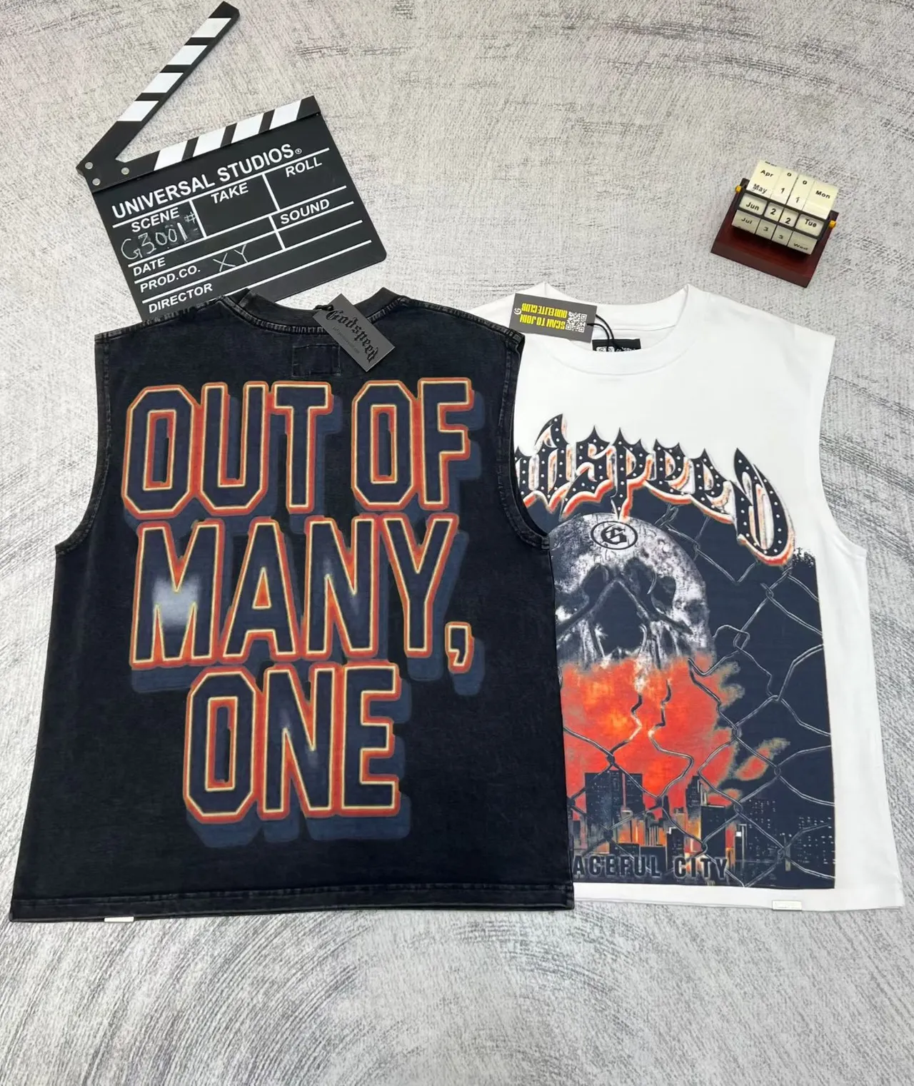 Godspeed A Peaceful City Graphic Sleeveless Vest Top