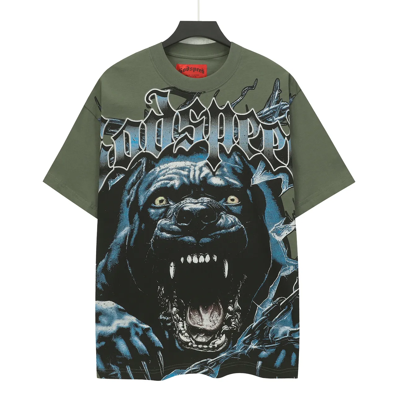 Anti Social Social Club Fuck Your Social Club Graphic Olive Green T-Shirt