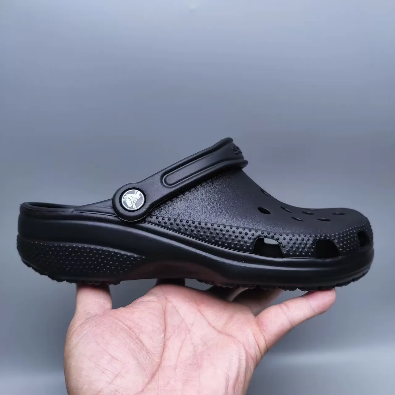 Crocs Classic Clog Black Molded Synthetic Clog
