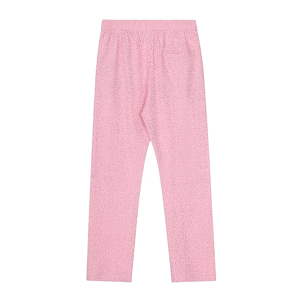 Sp5der Red Perforated Fabric Texture Arched Embroidered Logo Tracksuit