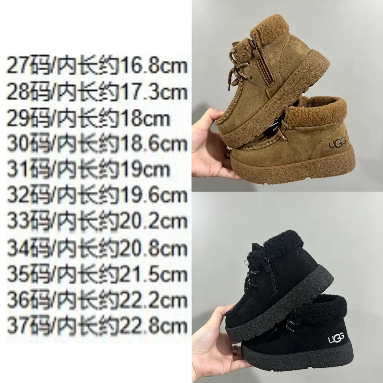 UGG Platform Shearling-Lined Suede Ankle Snow Boots