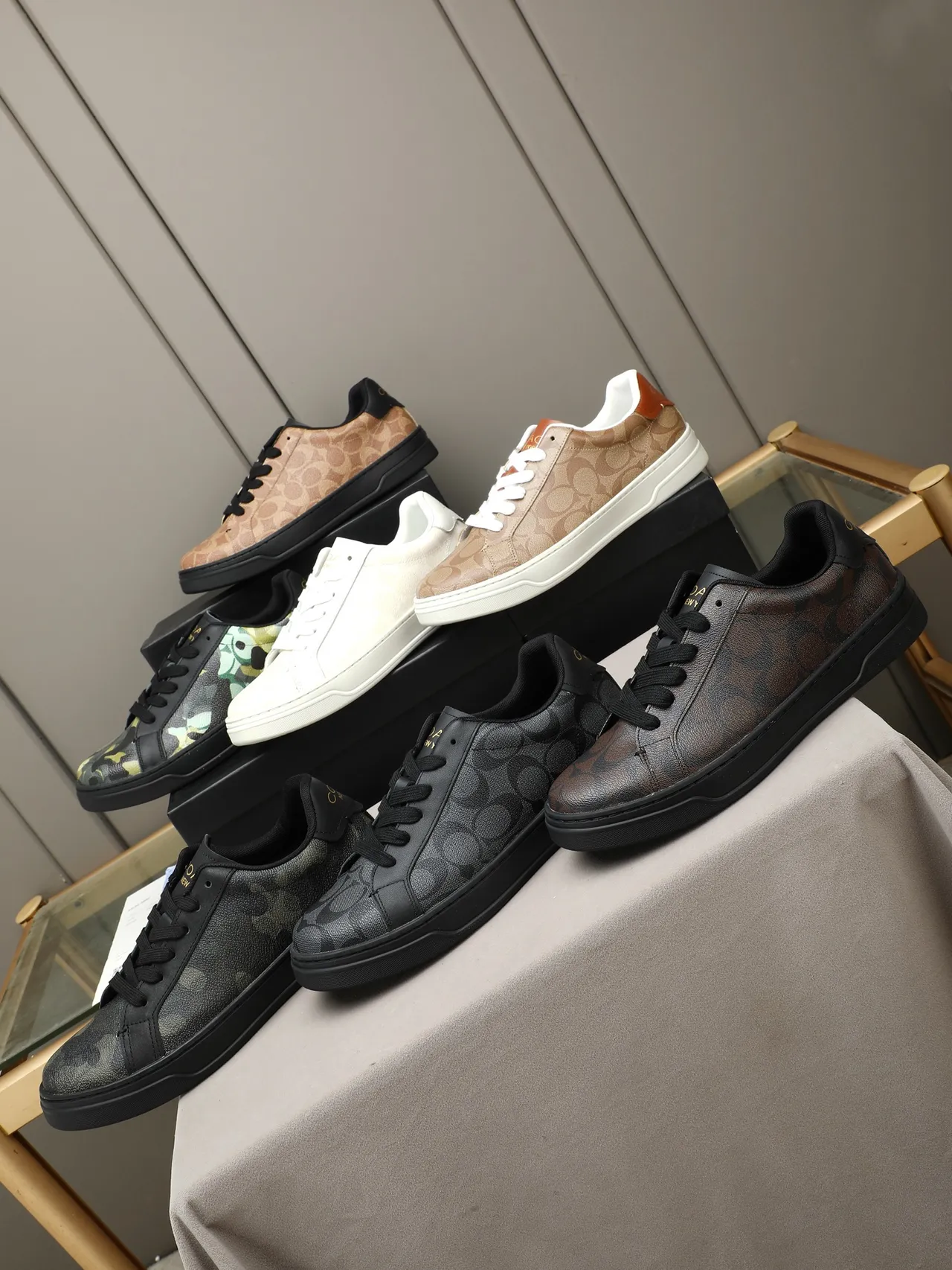 Coach White Low-Top Lifestyle Sneaker