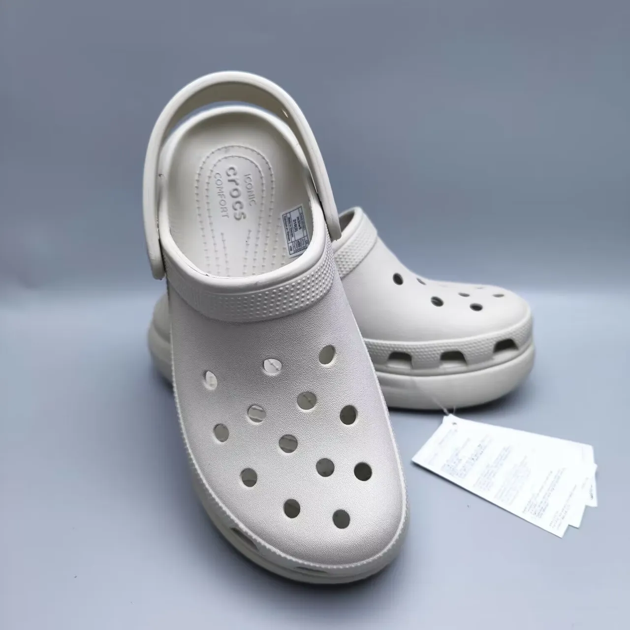 Crocs Classic Clog Off-White Molded Foam Clog