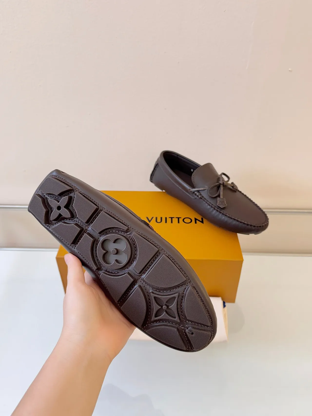Louis Vuitton Tassel Loafer Brown Leather Loafers