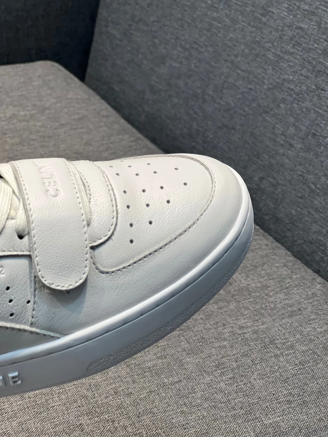 Celine CT-01 White Leather Lifestyle Sneakers