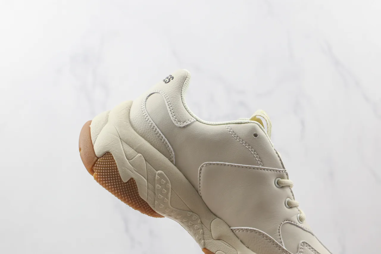 New Era Beige Black Sole Oversized NY Logo Chunky Sneakers