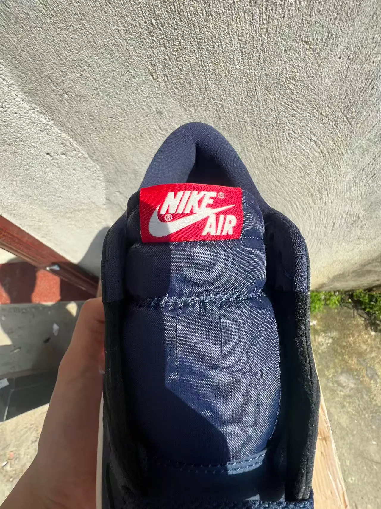 Nike Air Jordan 1 Low Navy White Red Lifestyle Sneakers