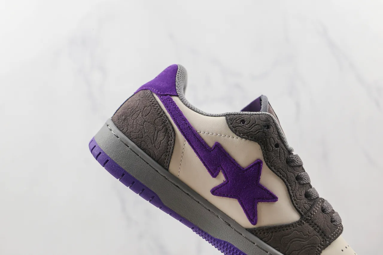 A Bathing Ape BAPE STA Purple Star Lifestyle Sneakers