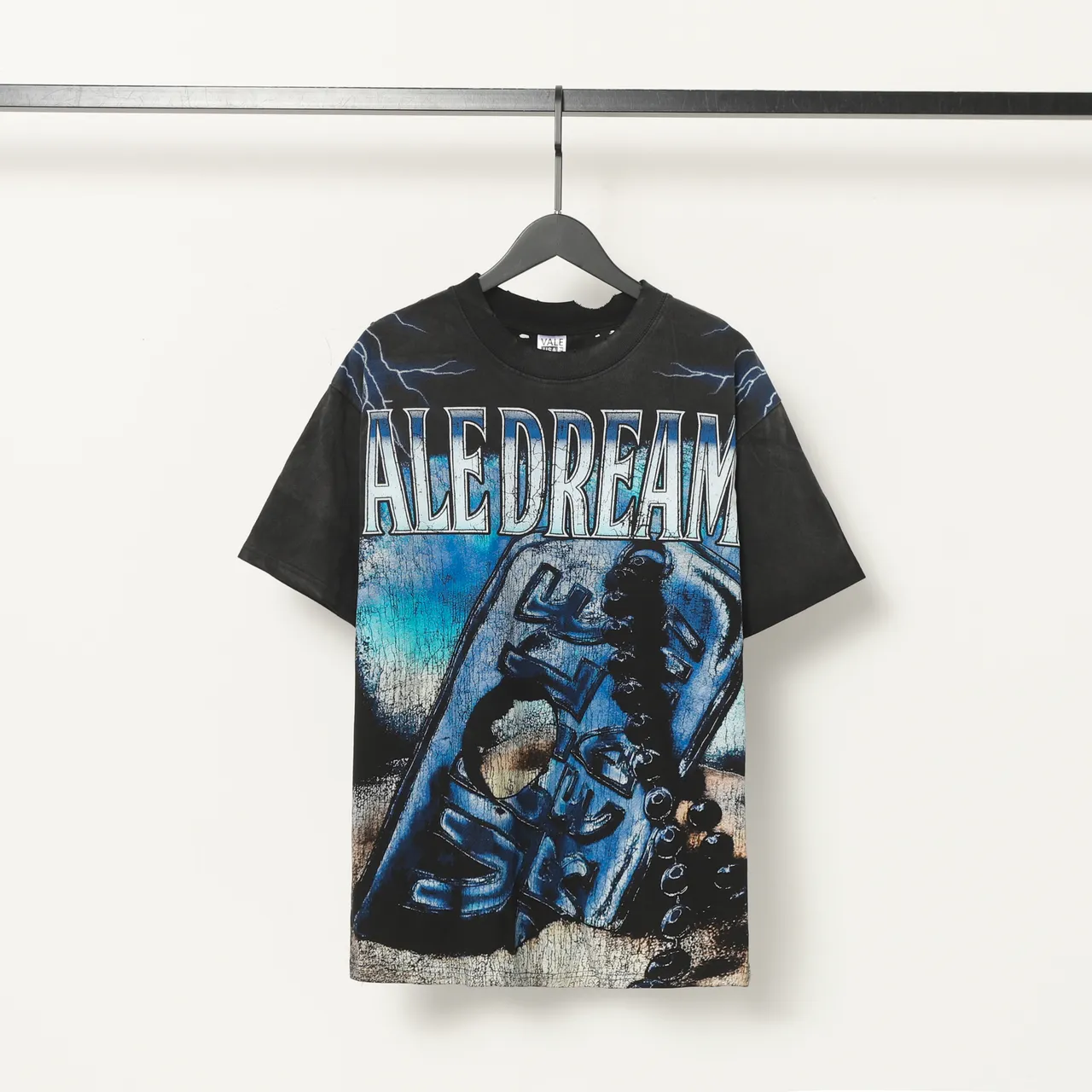 Vale Forever Vale Dream Distressed Graphic Oversized T-Shirt