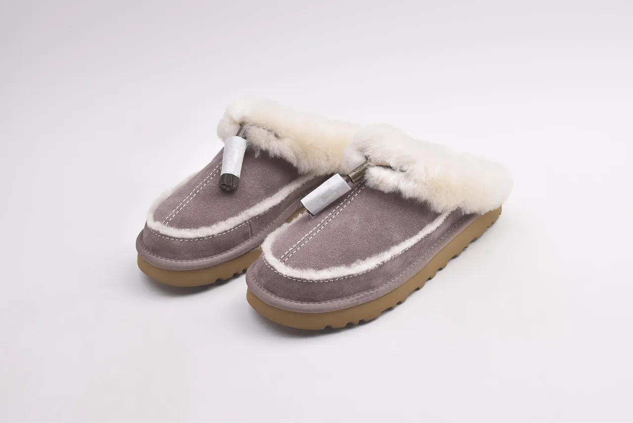 UGG Tasman Dusty Mauve Shearling Slipper