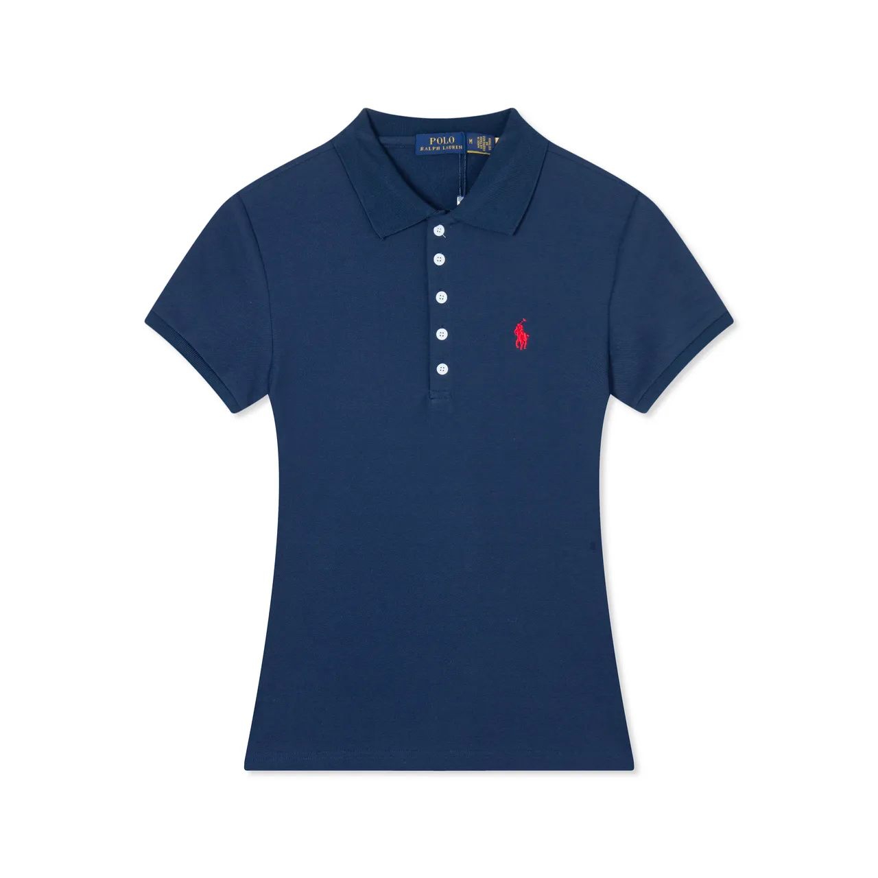 Polo Ralph Lauren White Embroidered Logo Polo Shirt
