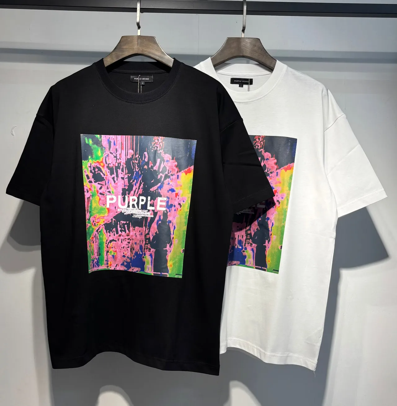 Purple Brand Oversized Graphic Print T-Shirt