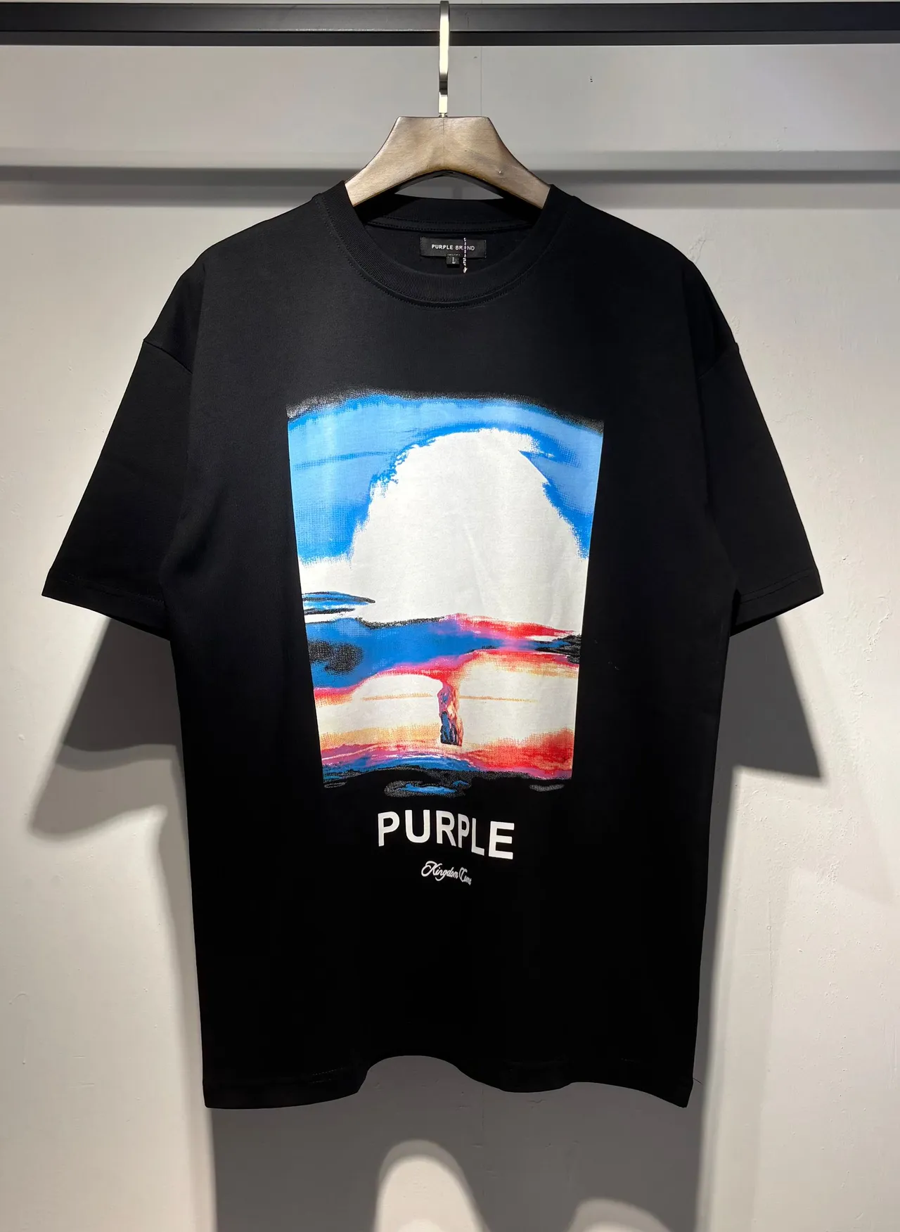 Purple Brand Oversized Graphic Print T-Shirt