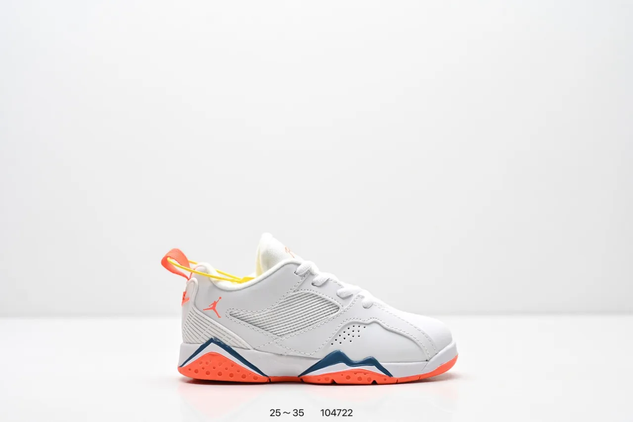 Air Jordan Black Orange Low-Top Layered Synthetic/mesh Upper Sneakers